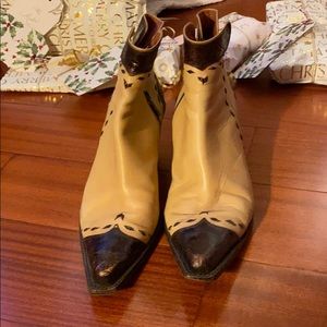 Donald J Pliner Western Ankle Boots